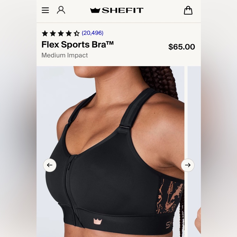 Shefit Flex Sports Bra - Picture 4 of 5